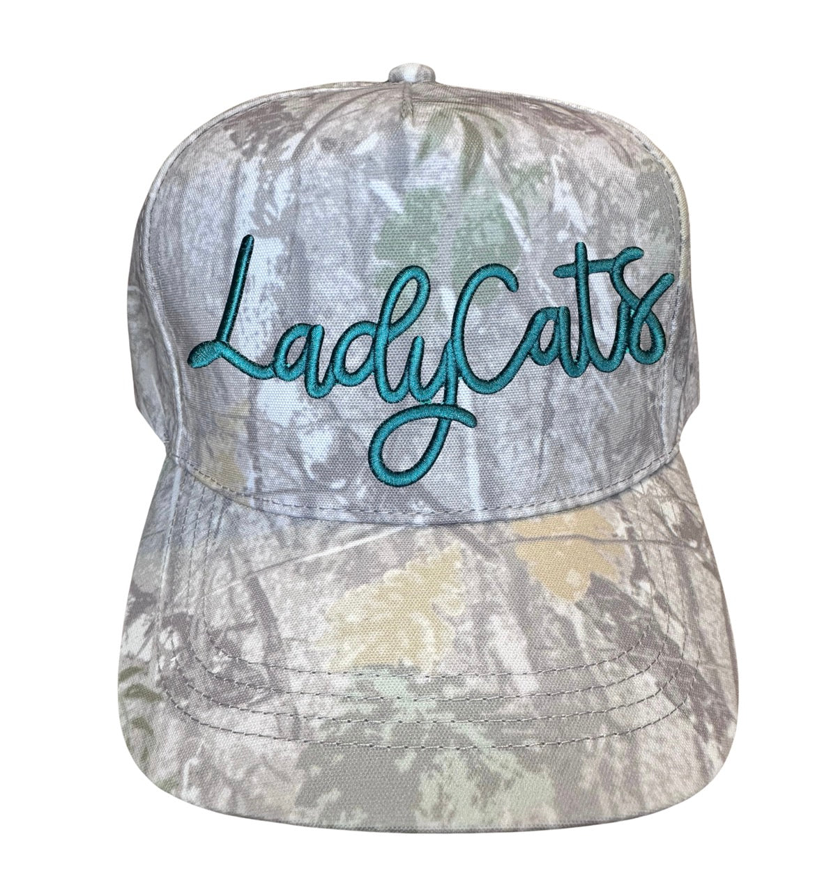 Camo Puff Lady Cats Hat