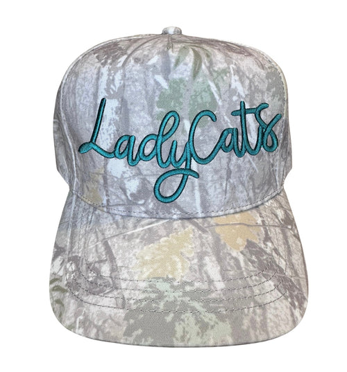 Camo Puff Lady Cats Hat