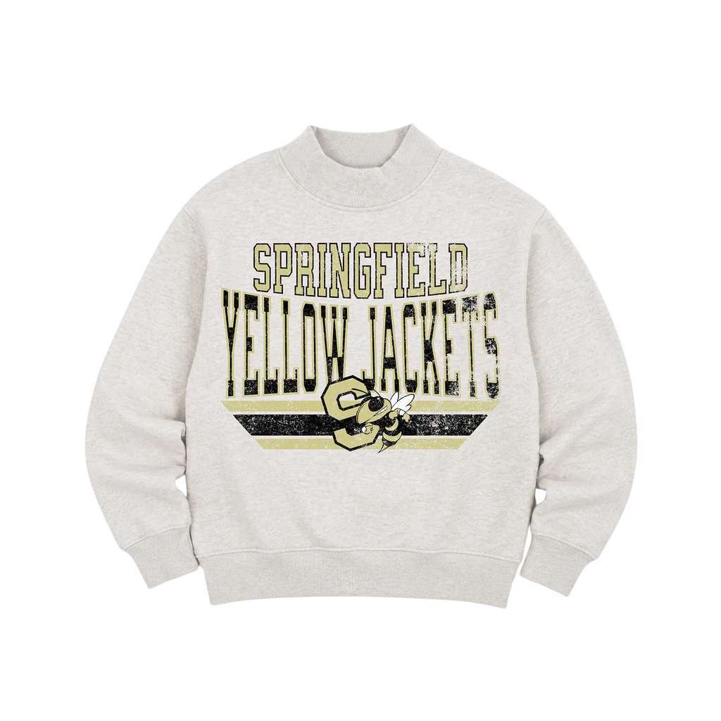 Embroidered Mockneck Sweatshirt