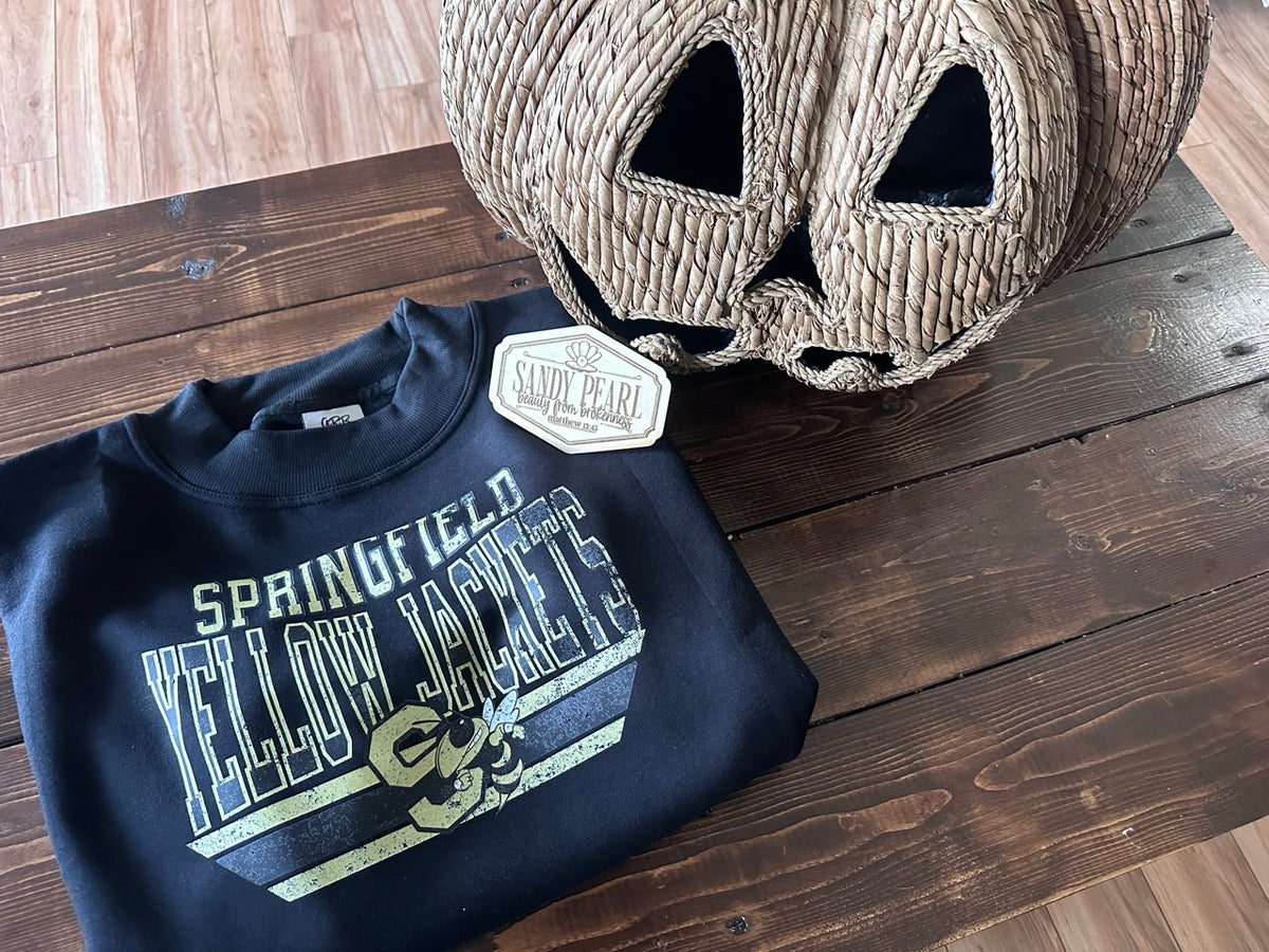 Embroidered Mockneck Sweatshirt