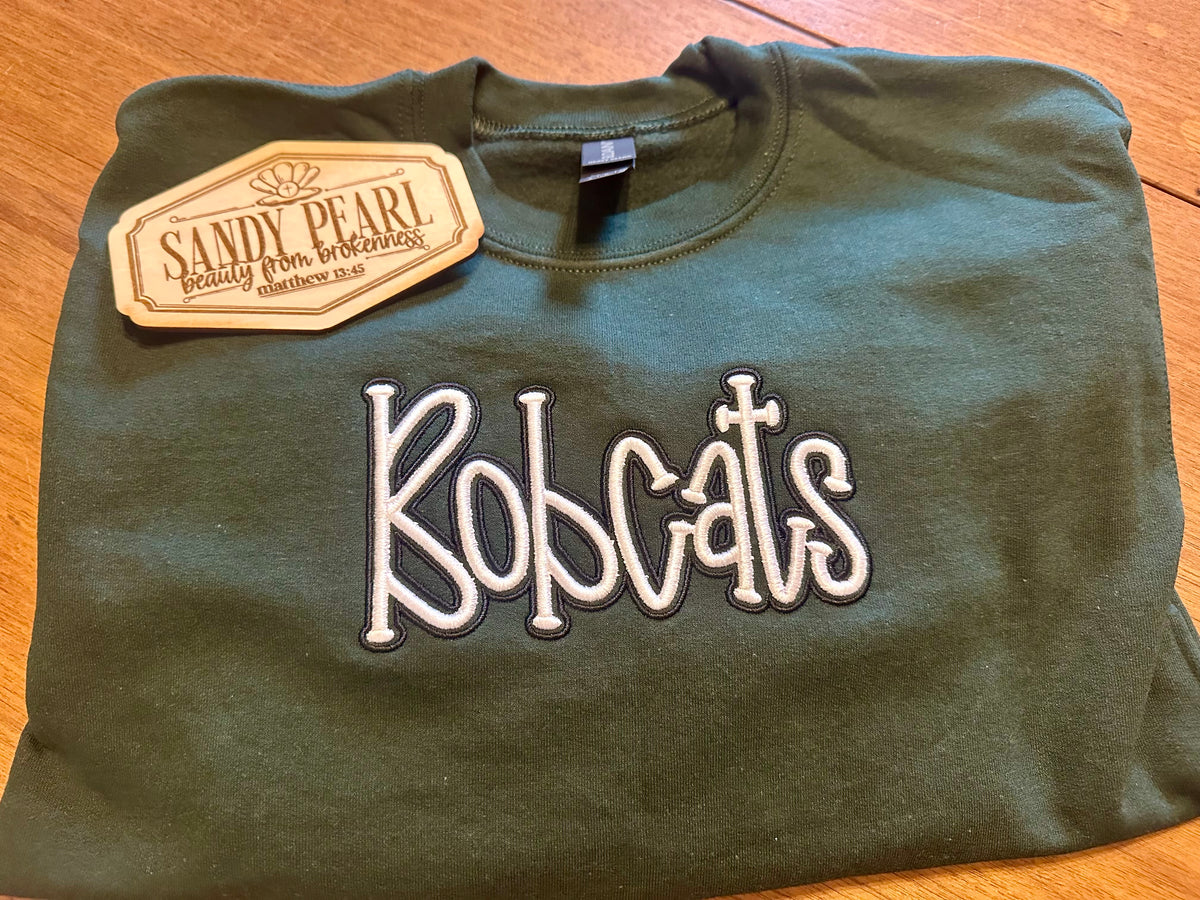 Puff Embroidered Sweatshirt